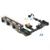 Línea de producción CHM-A4-4（4）+A4B+A4DB